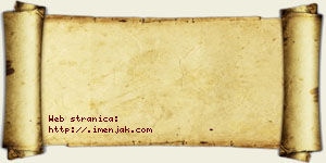 Jovana Radenković vizit kartica